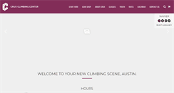 Desktop Screenshot of cruxclimbingcenter.com