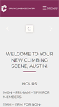 Mobile Screenshot of cruxclimbingcenter.com